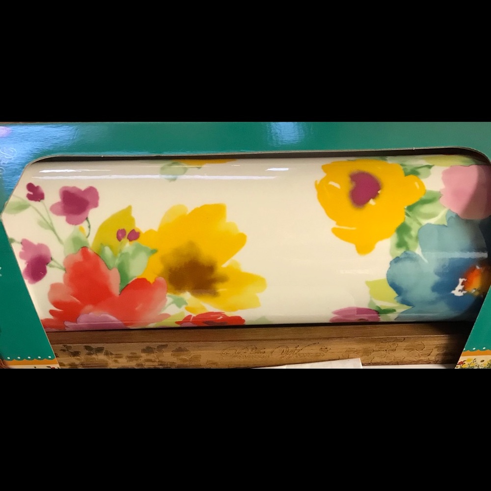 Pioneer woman breezy blossom ceramic rolling pin